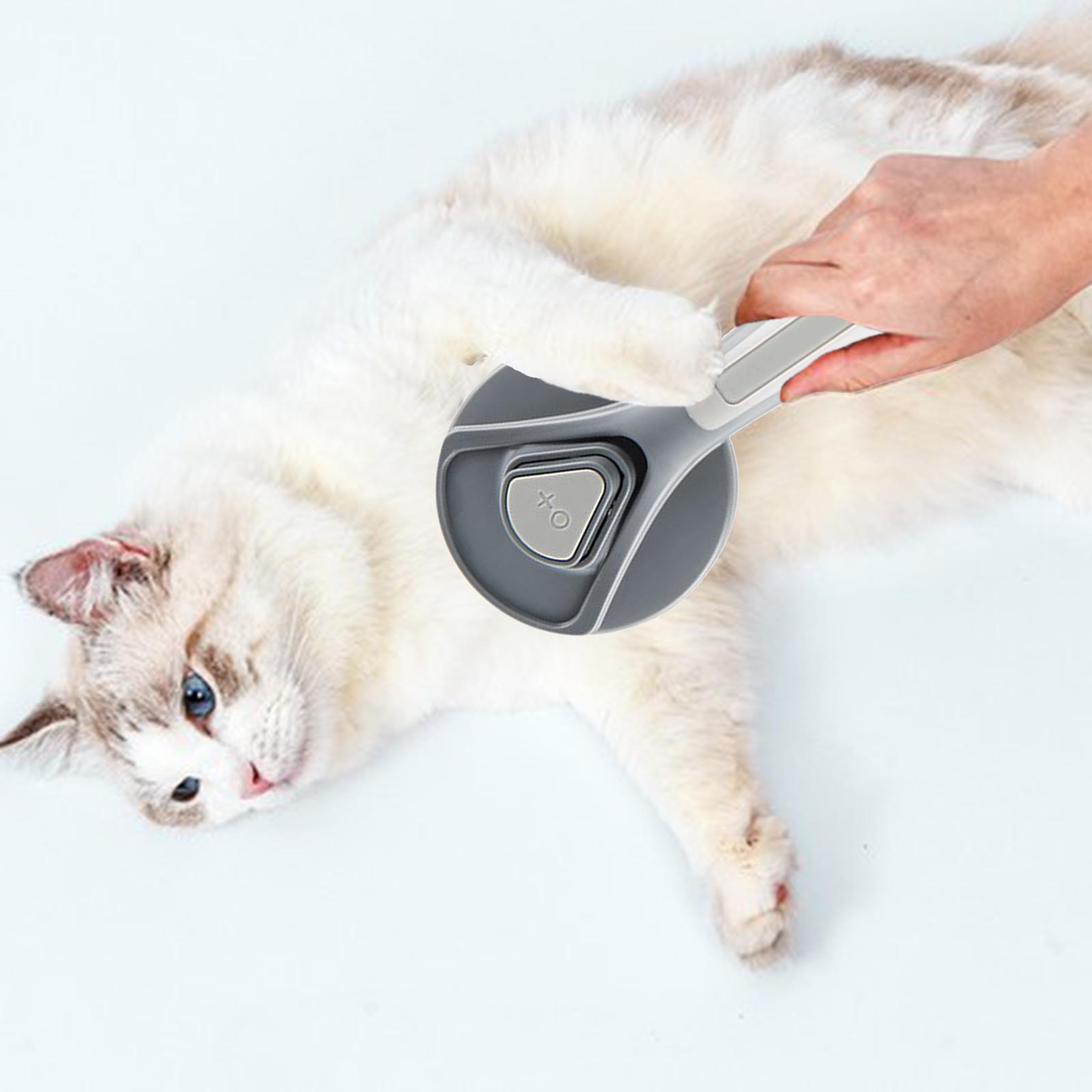 Slicker Brush Self Cleaning Pet Grooming - 猫犬用グルーミングブラシ、子猫用スリッカーブラシ、ペット用セルフクリーニング抜け毛ブラシ