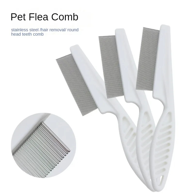 1個入り ペット用 泣き跡・ノミ取り用コーム、犬や猫の目の周 - Flea Comb Fine Tooth Pet Tear Stain のレビューと価格