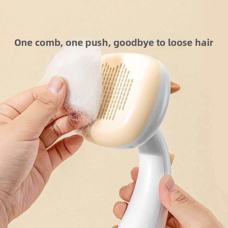 ペットグルーミングブラシ ステンレス鋼針櫛 セルフクリーニン - Slicker Brush Self Cleaning Pet Grooming のレビューと価格