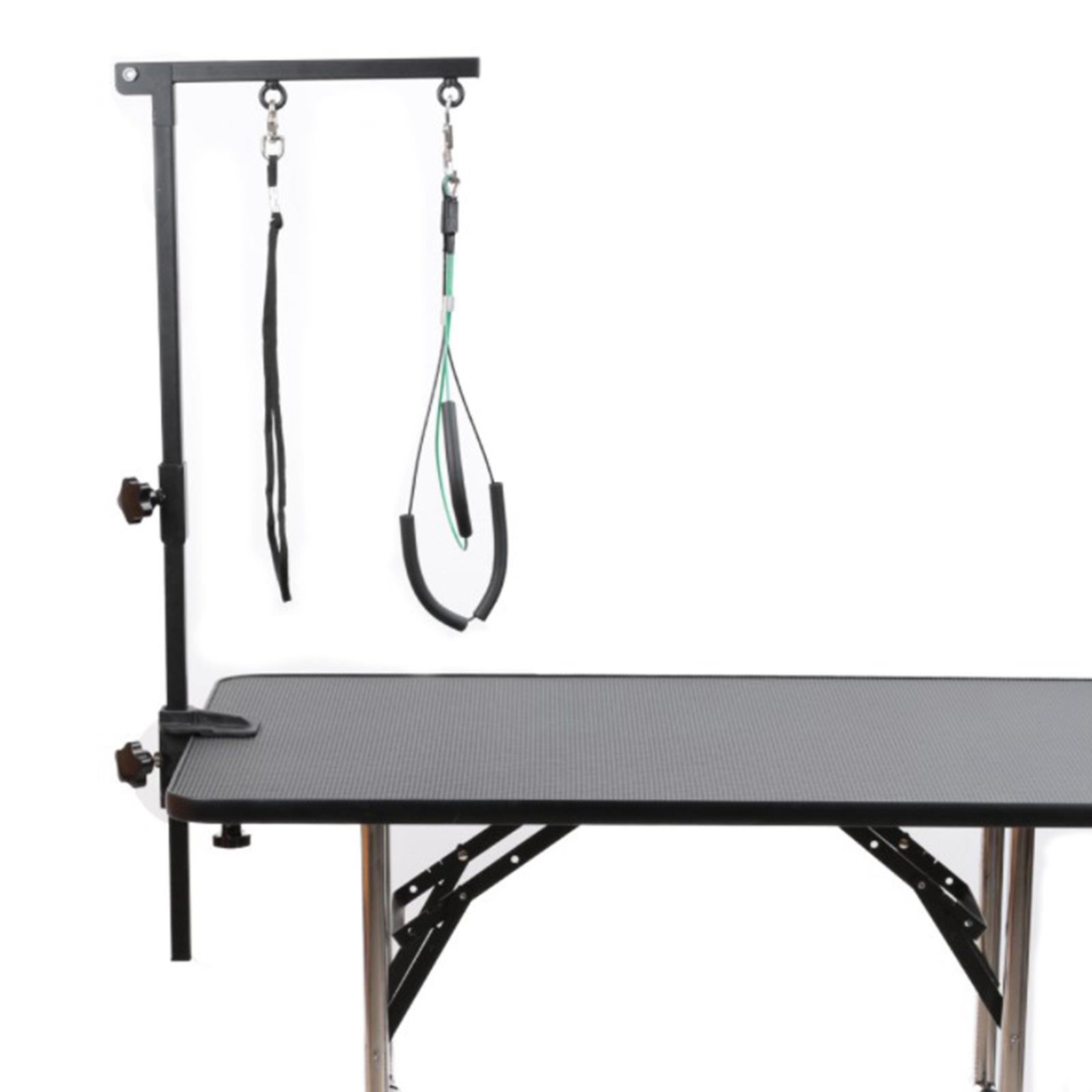 折りたたみ式ペットグルーミングアーム（クランプ付き）、中小型 - Folding Pet Grooming Table Arm Clamp のレビューと価格