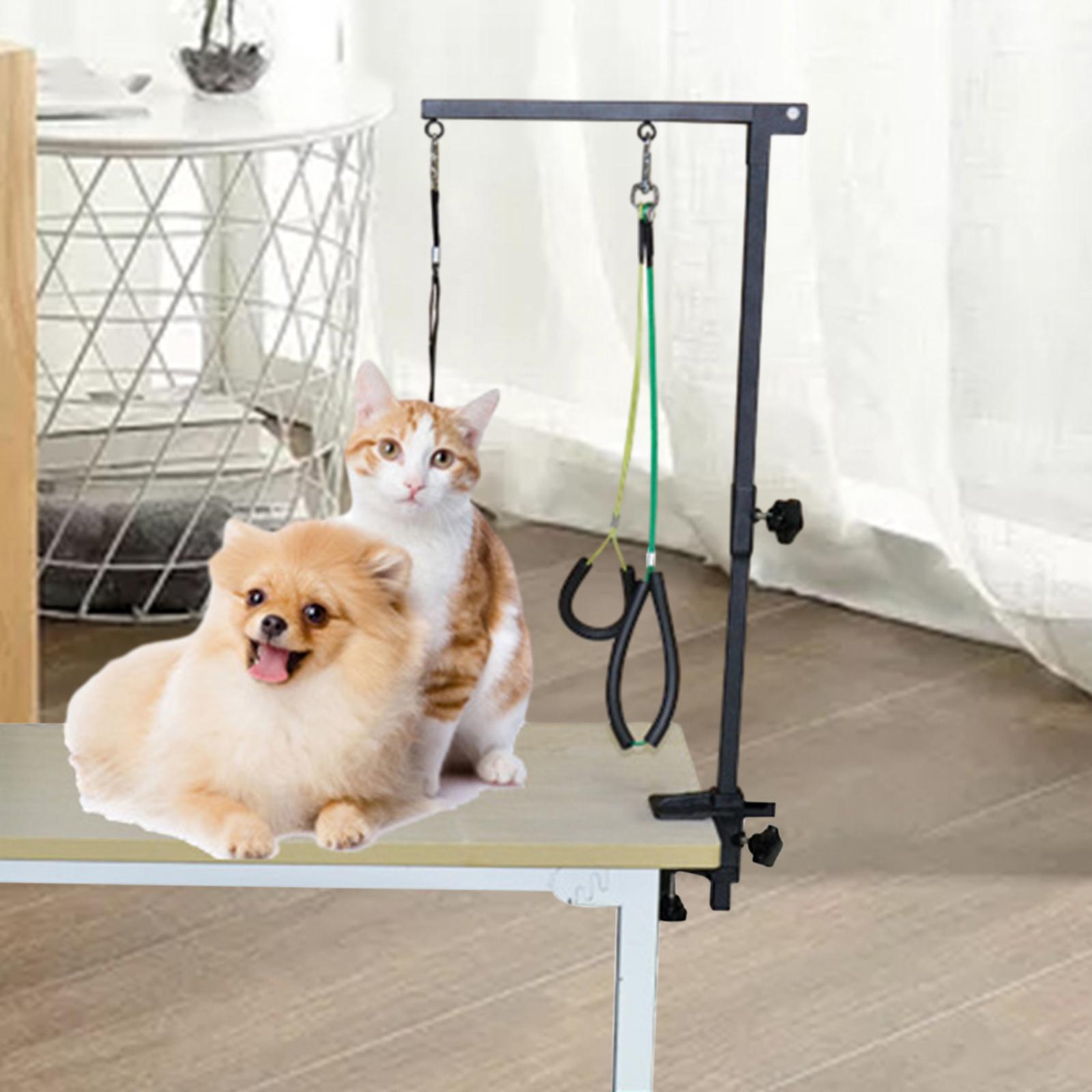 クランプ付きドッググルーミングアーム ペット入浴ステーション - Folding Pet Grooming Table Arm Clamp のレビューと価格