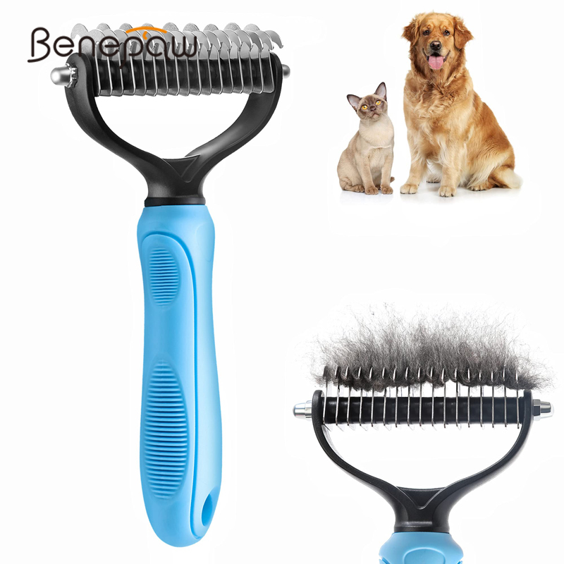 Benepawプロ犬アンダーコートすくいペットグルーミングツ - Undercoat Rake Dematting Tool Dog Shedding のレビューと価格