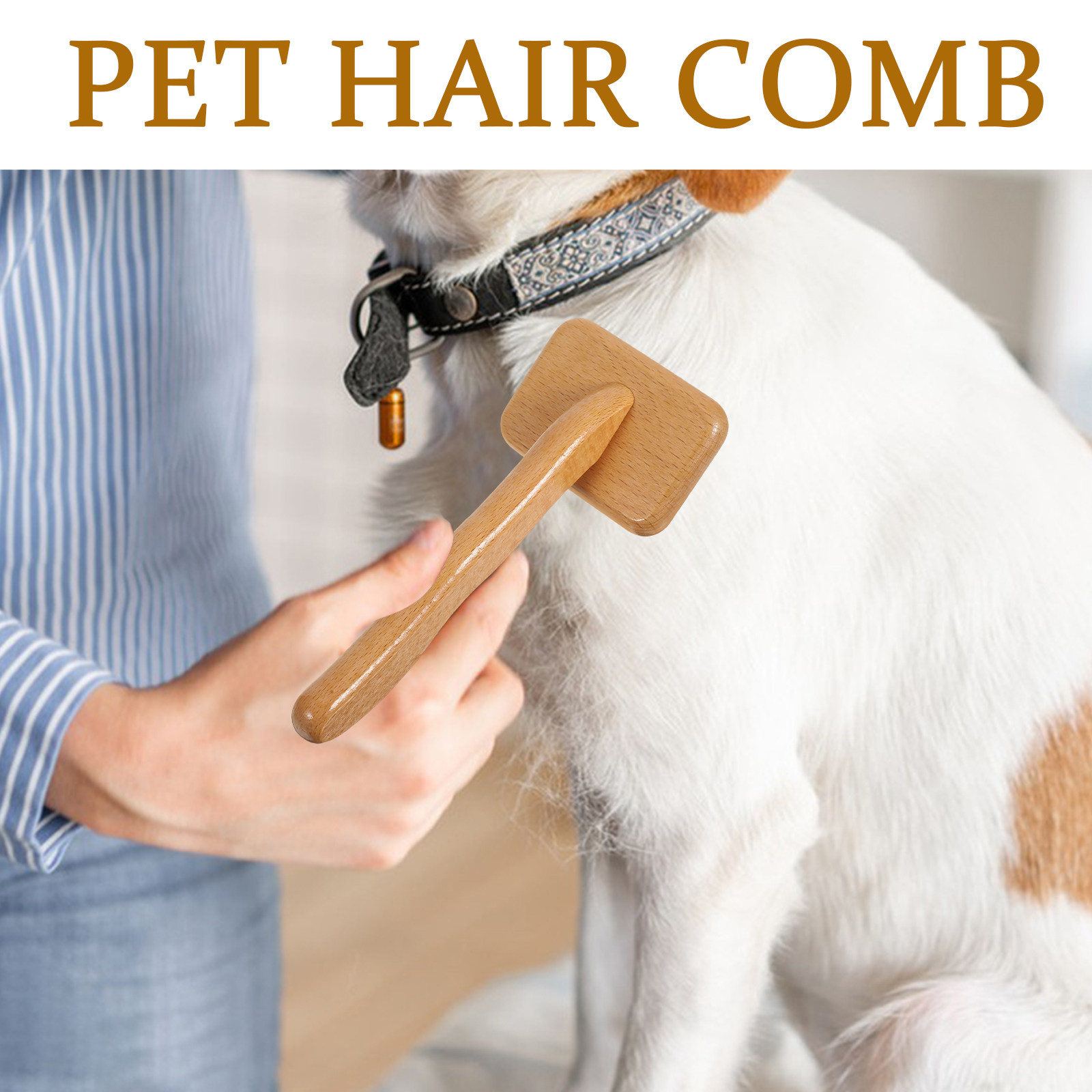 犬用木製コーム、自動洗浄機能付きペット用グルーミングブラシ、 - Slicker Brush Self Cleaning Pet Grooming のレビューと価格