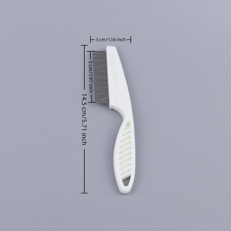 ペット用ノミ取りコーム、細かい歯のステンレス製グルーミングコ - Flea Comb Fine Tooth Pet Tear Stain のレビューと価格