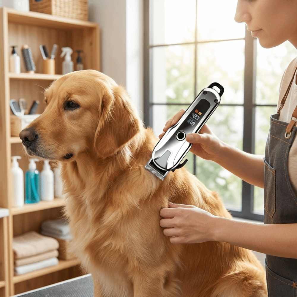 ユニバーサルUSB充電式電動ペットバリカン、コードレス、低騒 - Cordless Dog Clippers Low Noise Grooming のレビューと価格