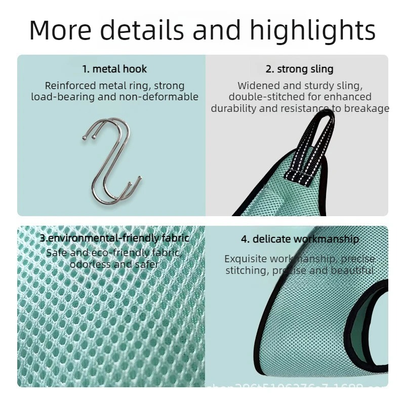 猫用グルーミングハンモックハーネス 猫犬用リラックスネイルト - Pet Grooming Hammock Sling Restraint のレビューと価格