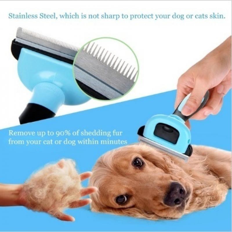 ペットグルーミングブラシ - 犬と猫のグルーミングとケアのた - Undercoat Rake Dematting Tool Dog Shedding のレビューと価格