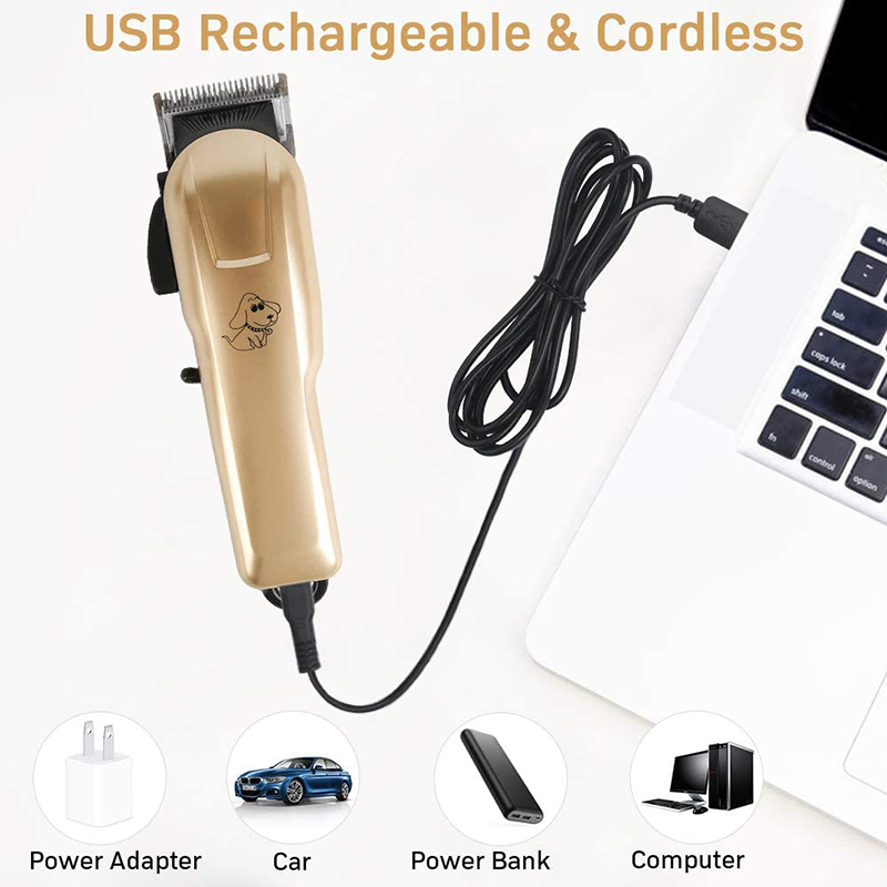Benepaw-犬と猫のためのプロの電気バリカン,usb充電 - Cordless Dog Clippers Low Noise Grooming のレビューと価格