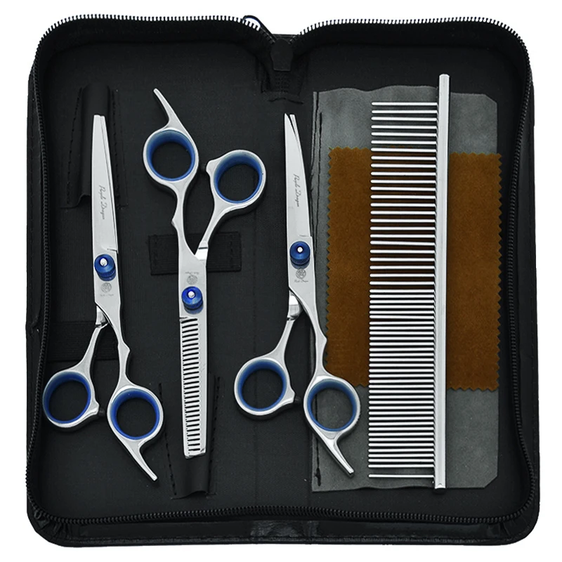    6.0インチ パープルドラゴン プロ仕様 ペット用バ - Professional Pet Grooming Scissors Curved のレビューと価格
