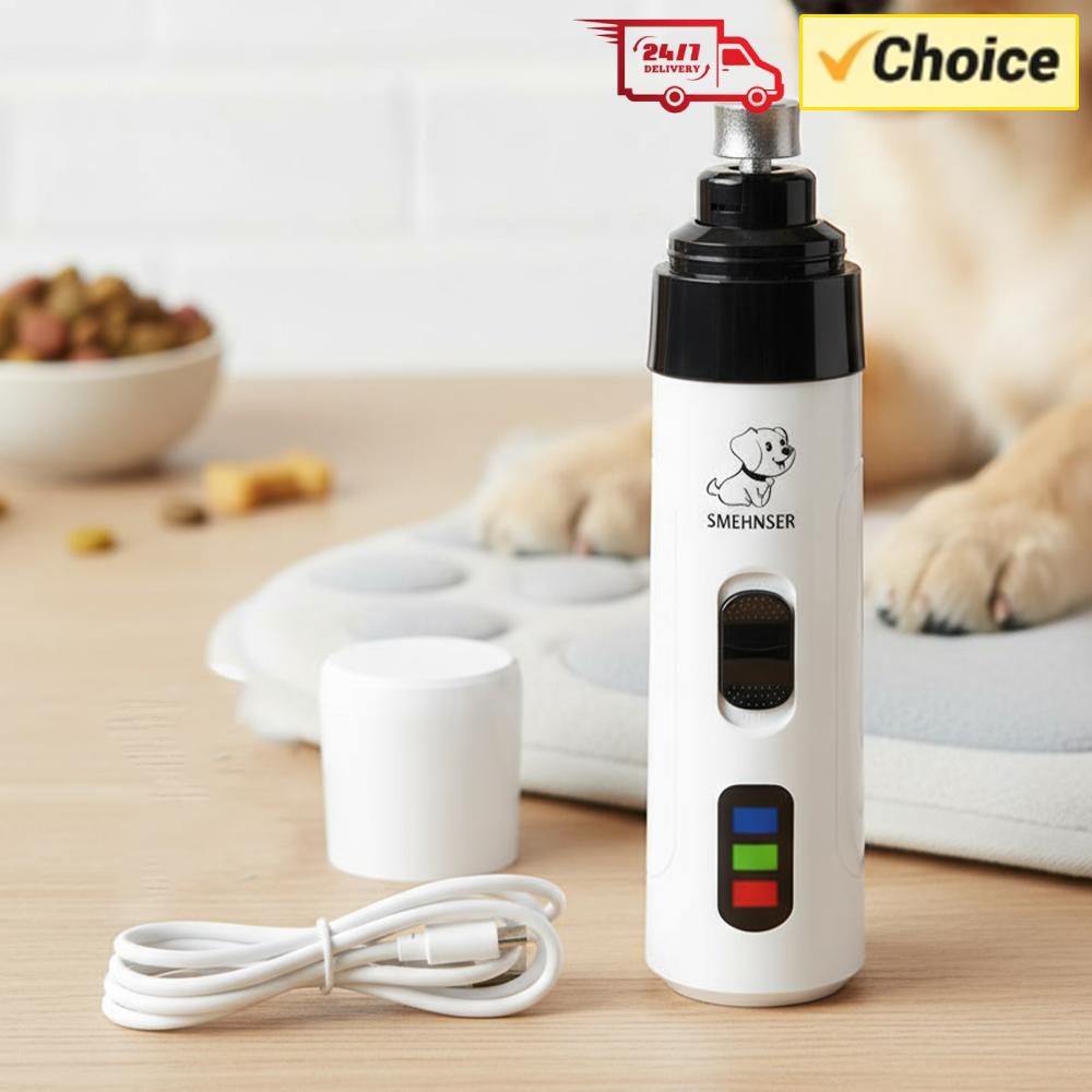 犬用爪切り USB充電式 ペット用爪切り 振動式コードレス  - Cordless Dog Clippers Low Noise Grooming のレビューと価格