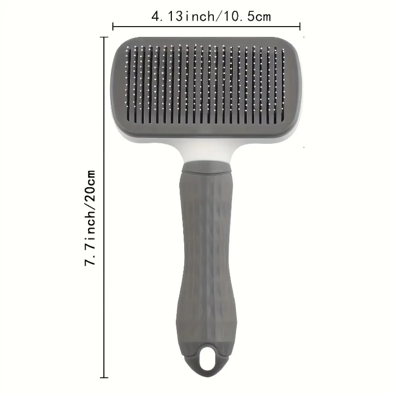 セルフクリーニング機能付きペット用グルーミングブラシ。ワンボ - Slicker Brush Self Cleaning Pet Grooming のレビューと価格
