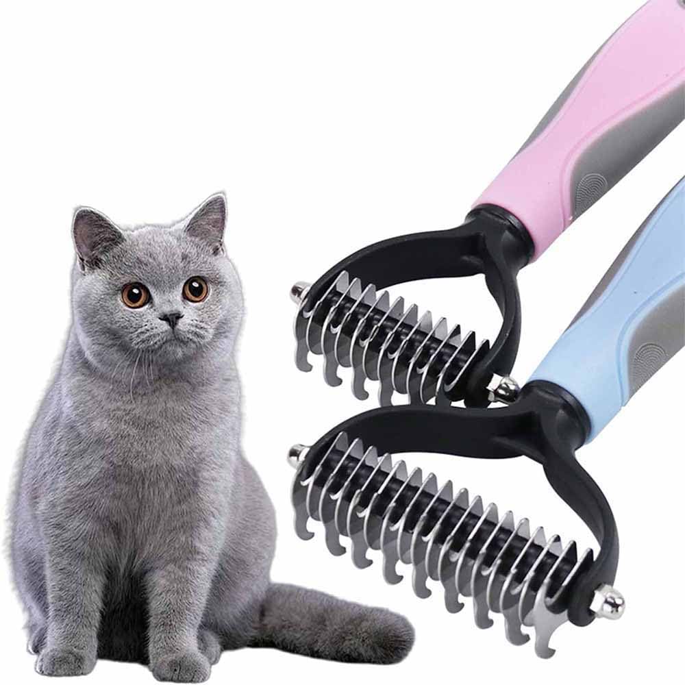 ペット用グルーミングブラシ - 犬と猫の抜け毛取りコーム＆も - Undercoat Rake Dematting Tool Dog Shedding のレビューと価格