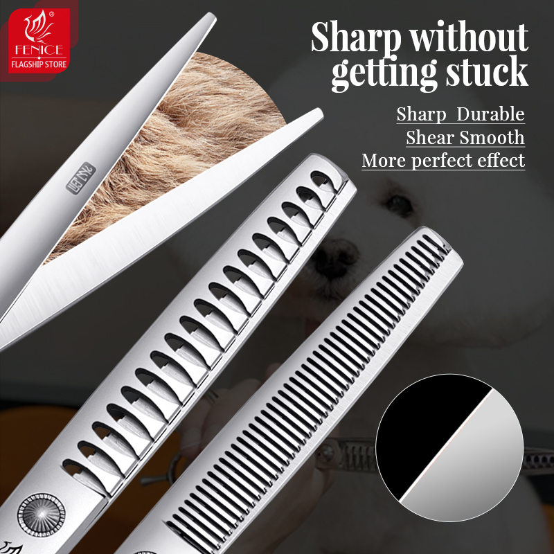 フェニーチェ 6//6.5/7/7.5 インチプロフェッショ - Professional Pet Grooming Scissors Curved のレビューと価格