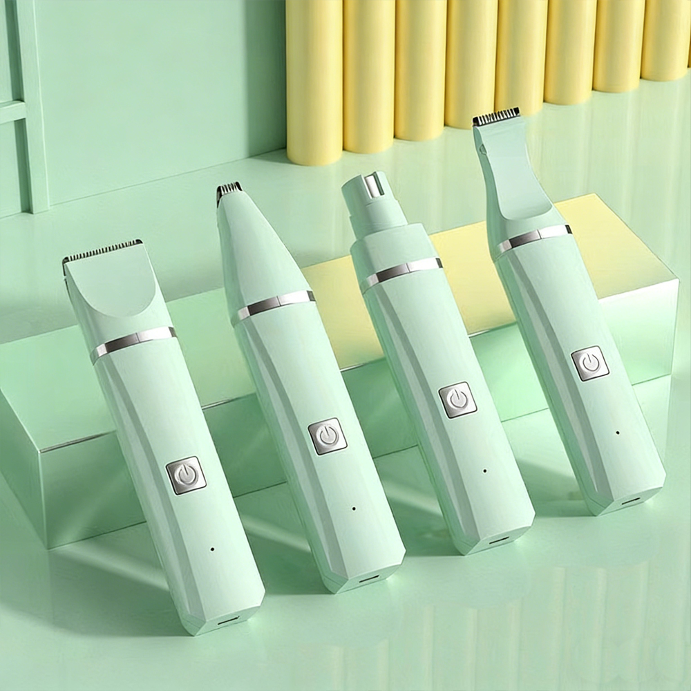 4-in-1ペットグルーミングケアセット 4種類の刃 犬用ト - Cordless Dog Clippers Low Noise Grooming のレビューと価格