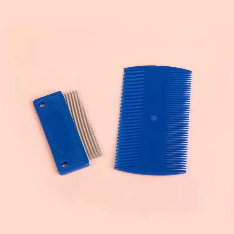 6 ピース/セットペットノミ取り櫛ステンレス鋼細歯ヘッドシラ - Flea Comb Fine Tooth Pet Tear Stain のレビューと価格