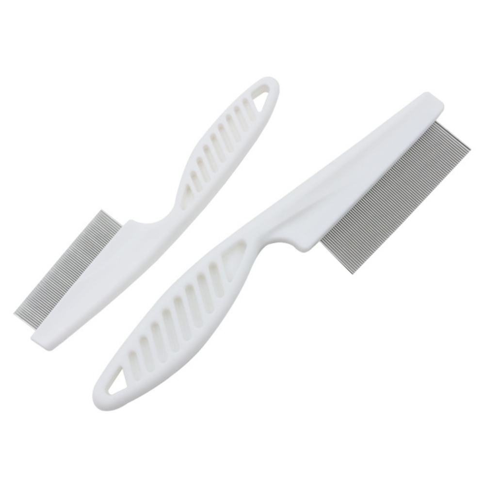 犬猫用ノミ取り櫛、ペット用シラミ取り櫛、細歯グルーミングツー - Flea Comb Fine Tooth Pet Tear Stain のレビューと価格